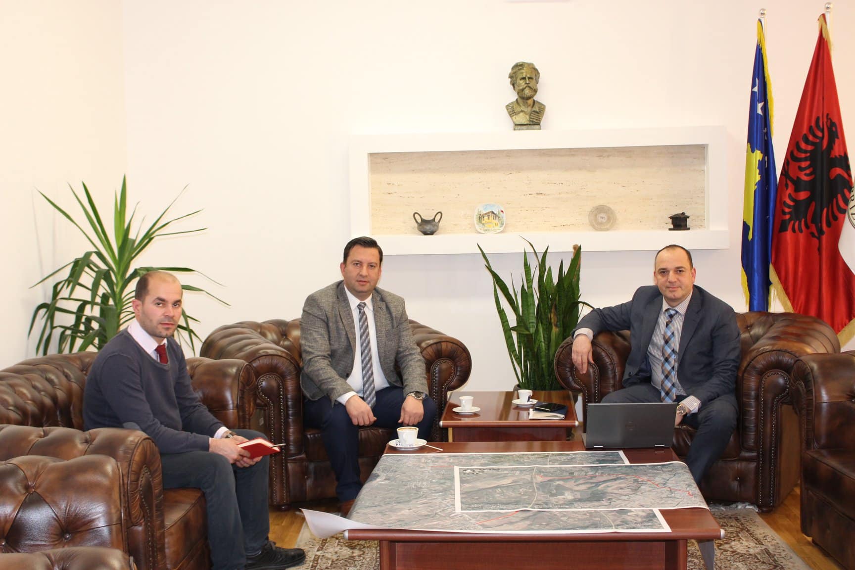 Kryetari i Komunës së Mamushës Z. Abdülhadi Krasniç sot ka takuar Kryetarin  Komunës  e Prizrenit Z. Mytaher Haskuka